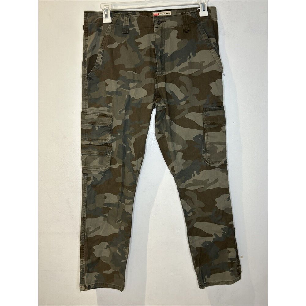 Cargo Pant Jeans Camo Wrangler Pockets, Regular Taper 33x30